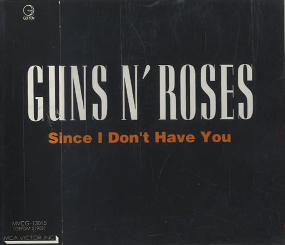 Guns N Roses Since I Don't Have You Japanese Promo CD single (CD5 / 5") MVCG-13015