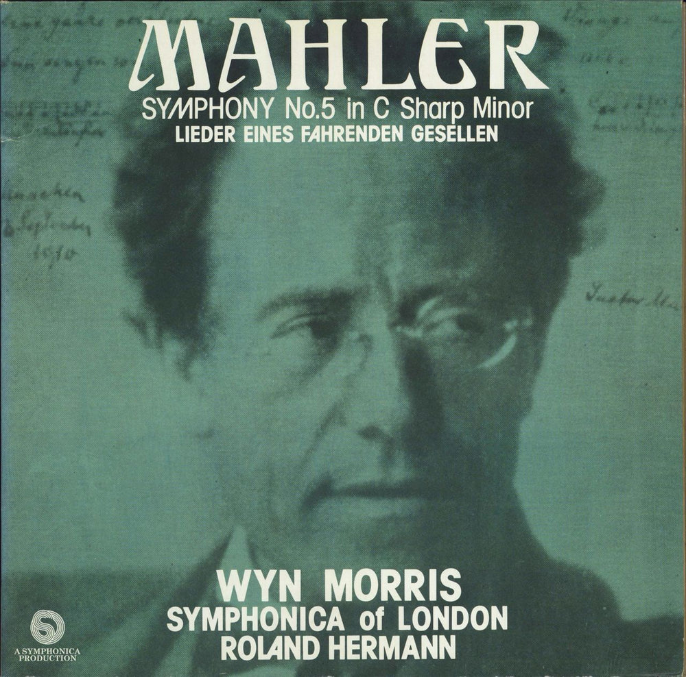 Gustav Mahler Symphony No.5 In C Sharp Minor / Lieder Eines Fahrenden Gesellen UK 2-LP vinyl record set (Double LP Album) SYMR3/4