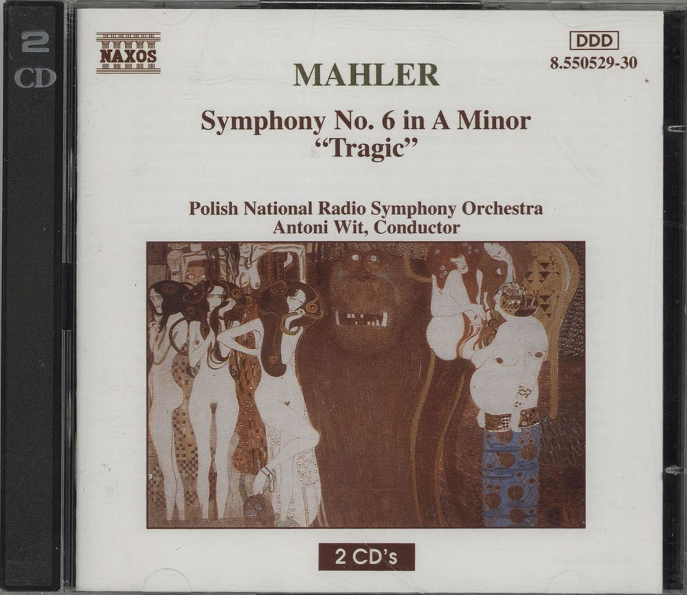 Gustav Mahler Symphony No. 6 In A Minor "Tragic" German 2 CD album set (Double CD) 8.550529-30
