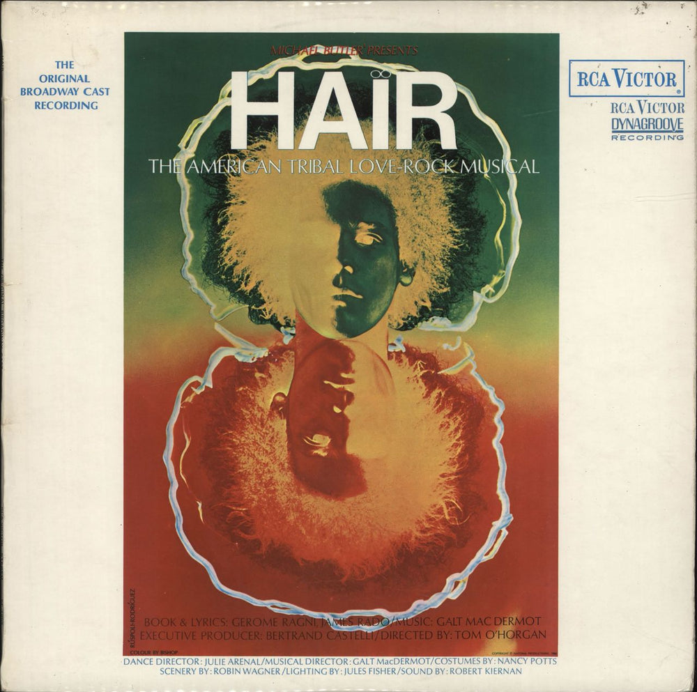 Hair (The Musical) Hair - 1st UK vinyl LP album (LP record) SF7959