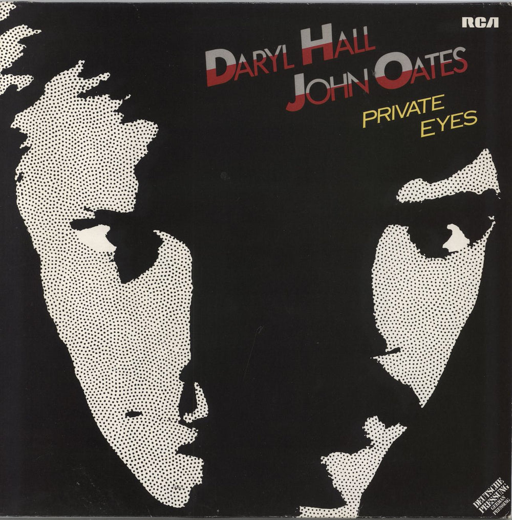 Hall & Oates Private Eyes German vinyl LP album (LP record) PL14028