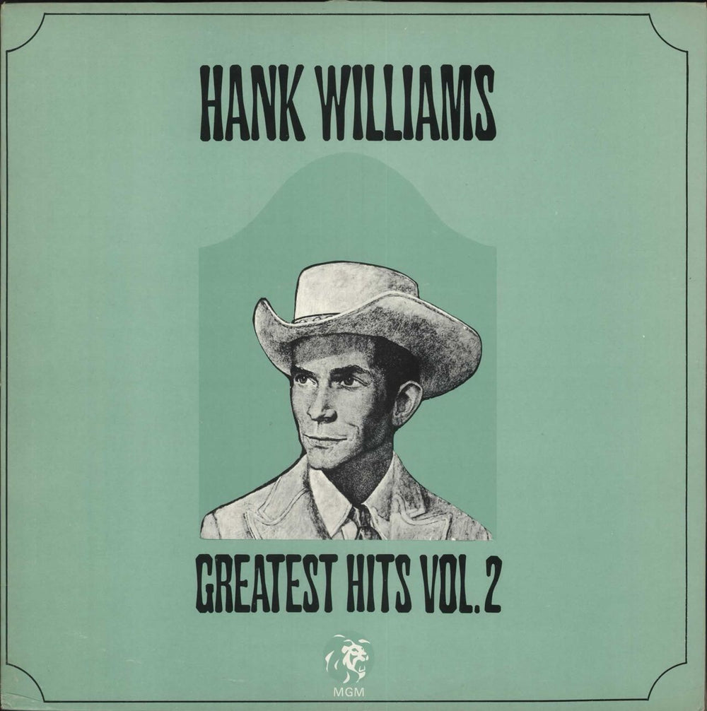 Hank Williams Greatest Hits Volume 2 - VG UK vinyl LP album (LP record) 2353053