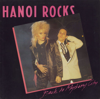 Hanoi Rocks Back To Mystery City UK vinyl LP album (LP record) LICLP1