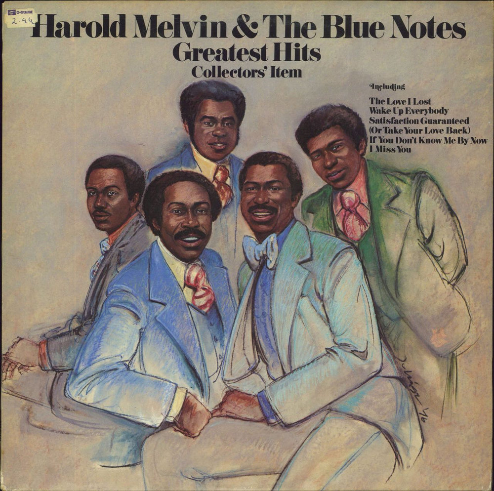 Harold Melvin & The Blue Notes Greatest Hits UK vinyl LP album (LP record) PIR81431