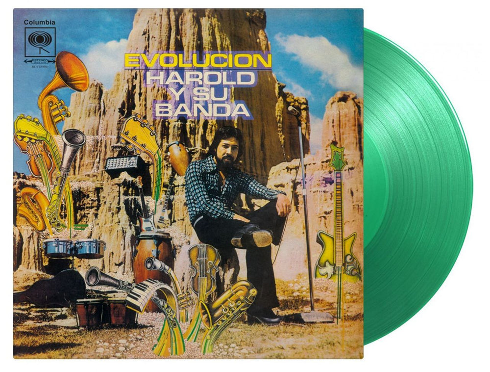 Harold Y Su Banda Evolucion - Translucent Green Vinyl UK vinyl LP album (LP record) MOVLP3060