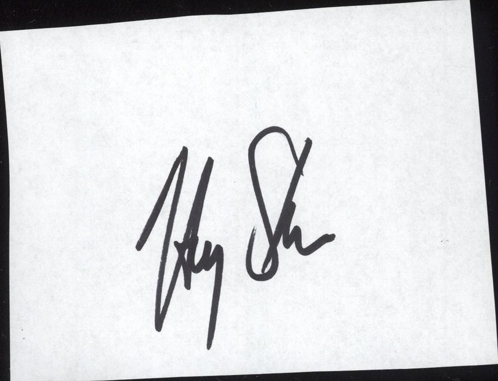 Harry Shearer Autograph UK memorabilia AUTOGRAPH