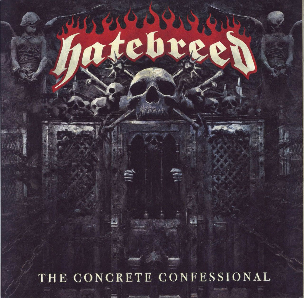 Hatebreed The Concrete Confessional - White Vinyl German vinyl LP album (LP record) NB3667-1