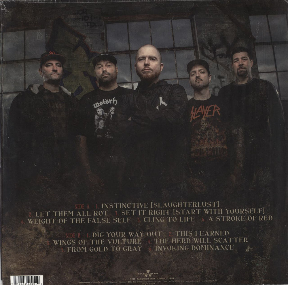 Hatebreed Weight Of The False Self UK vinyl LP album (LP record) 727361489519