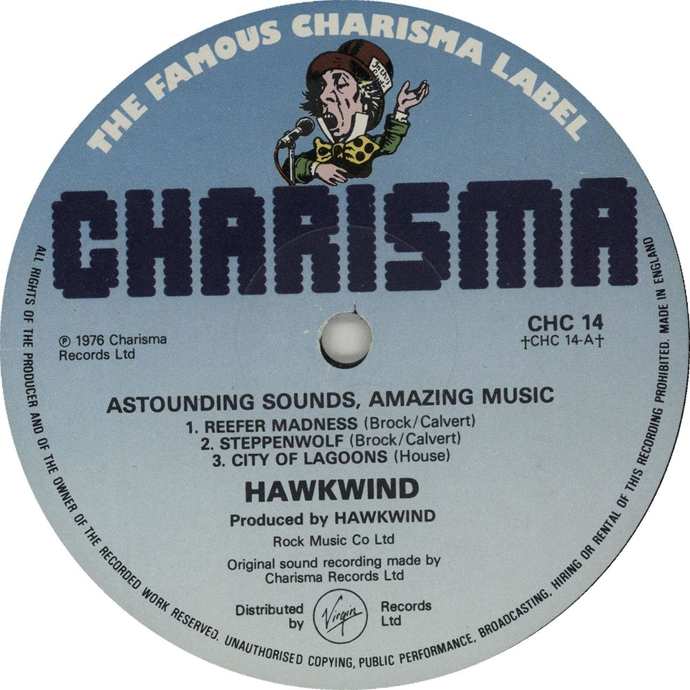 Hawkwind Astounding Sounds, Amazing Music UK vinyl LP album (LP record) HWKLPAS518573