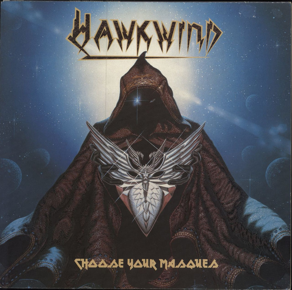 Hawkwind Choose Your Masques German vinyl LP album (LP record) PL25440