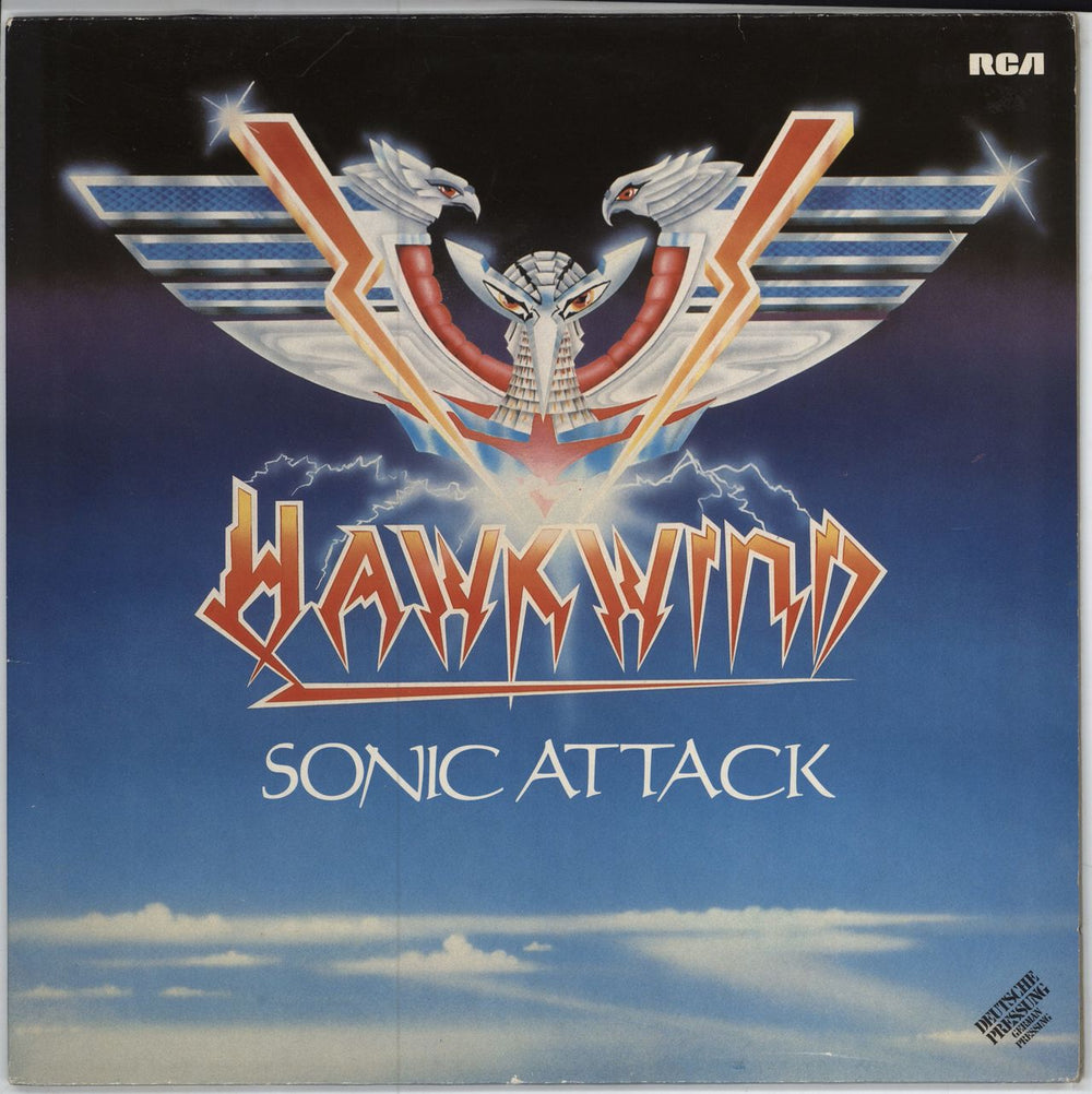 Hawkwind Sonic Attack German vinyl LP album (LP record) PL25380