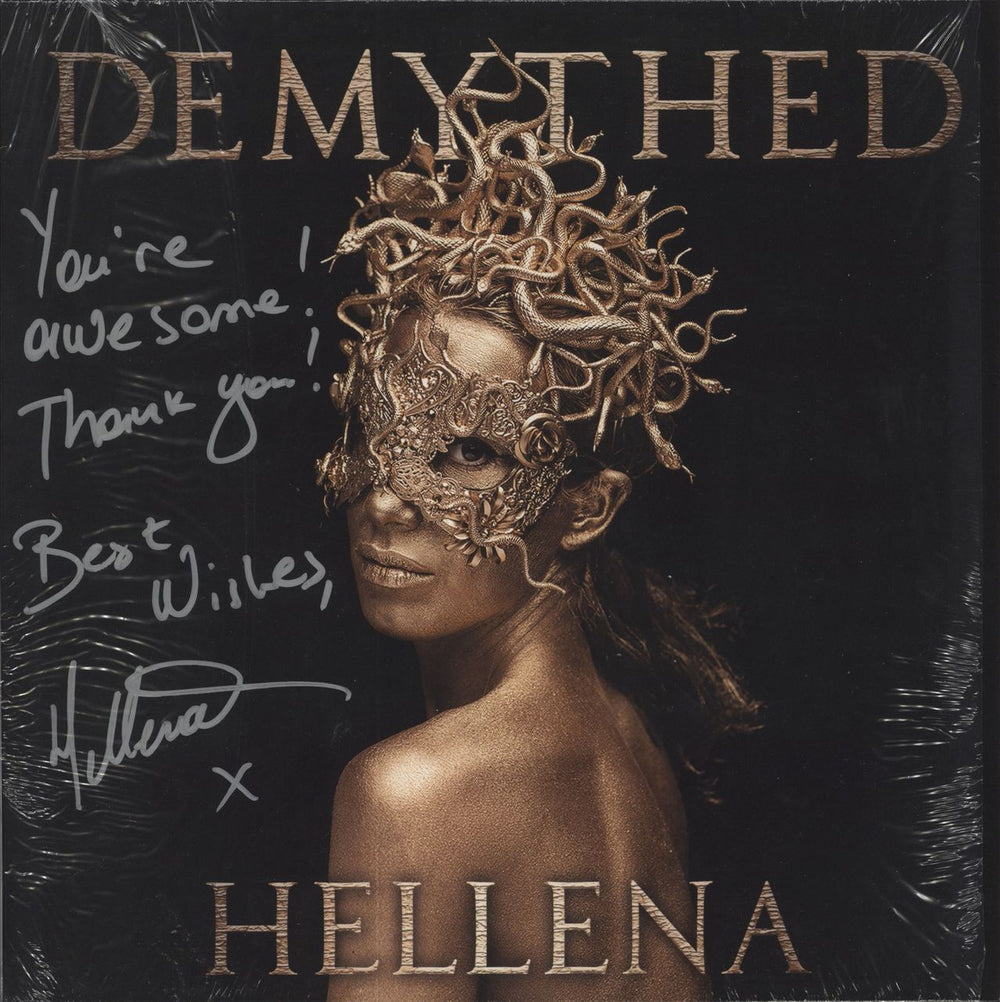 Hellena Demythed - Autographed UK vinyl LP album (LP record) 208553