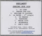 Helmet Seeing Eye Dog US Promo CD-R acetate CDR ACETATE