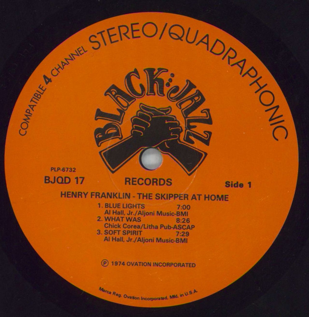 Henry Franklin The Skipper At Home - Quad Japanese vinyl LP album (LP record) 6GULPTH819330