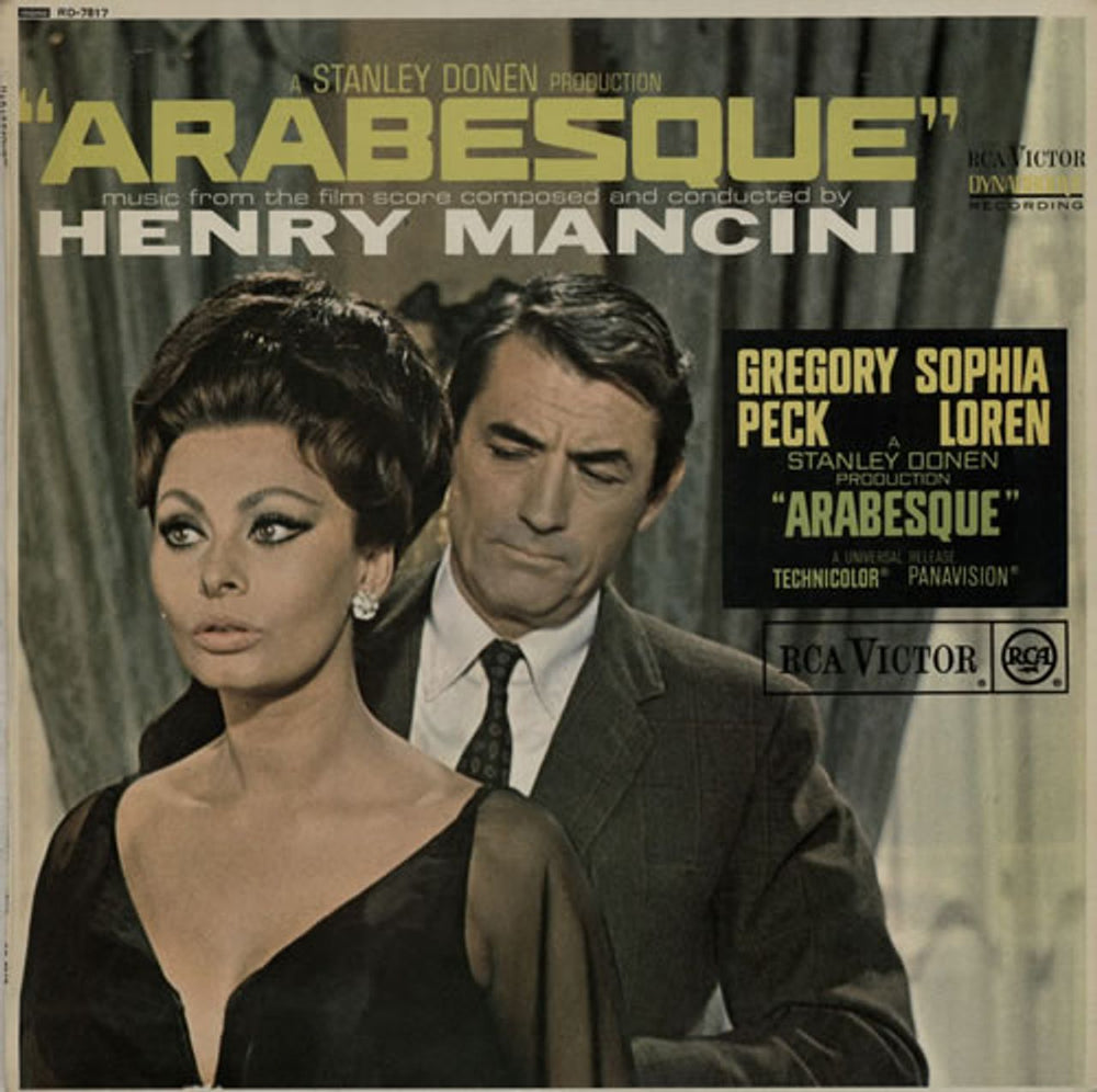 Henry Mancini Arabesque UK vinyl LP album (LP record) RD-7817