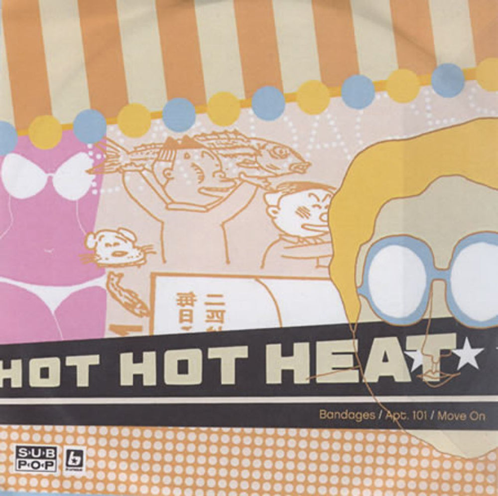 Hot Hot Heat Bandages UK Promo CD-R acetate CD ACETATE