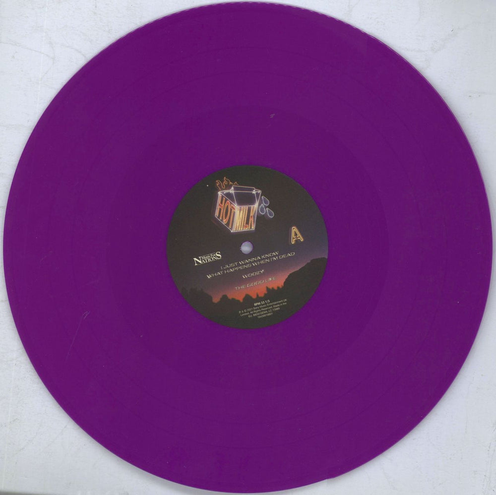 Hot Milk I Just Wanna Know What Happens When I'm Dead UK 12" vinyl single (12 inch record / Maxi-single) 6Q-12IJ822827