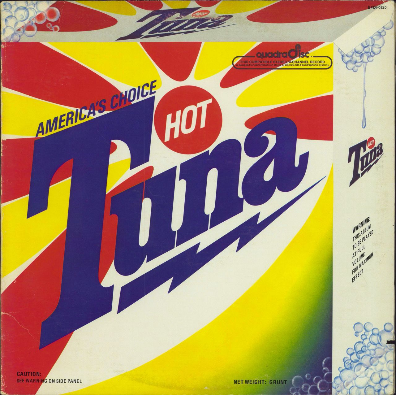 Hot Tuna America's Choice - Quadraphonic UK Vinyl LP — RareVinyl.com