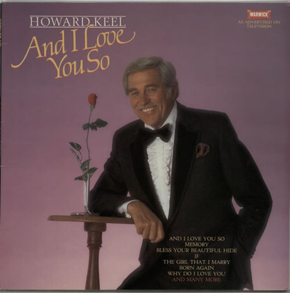 Howard Keel And I Love You So UK vinyl LP album (LP record) WW5137