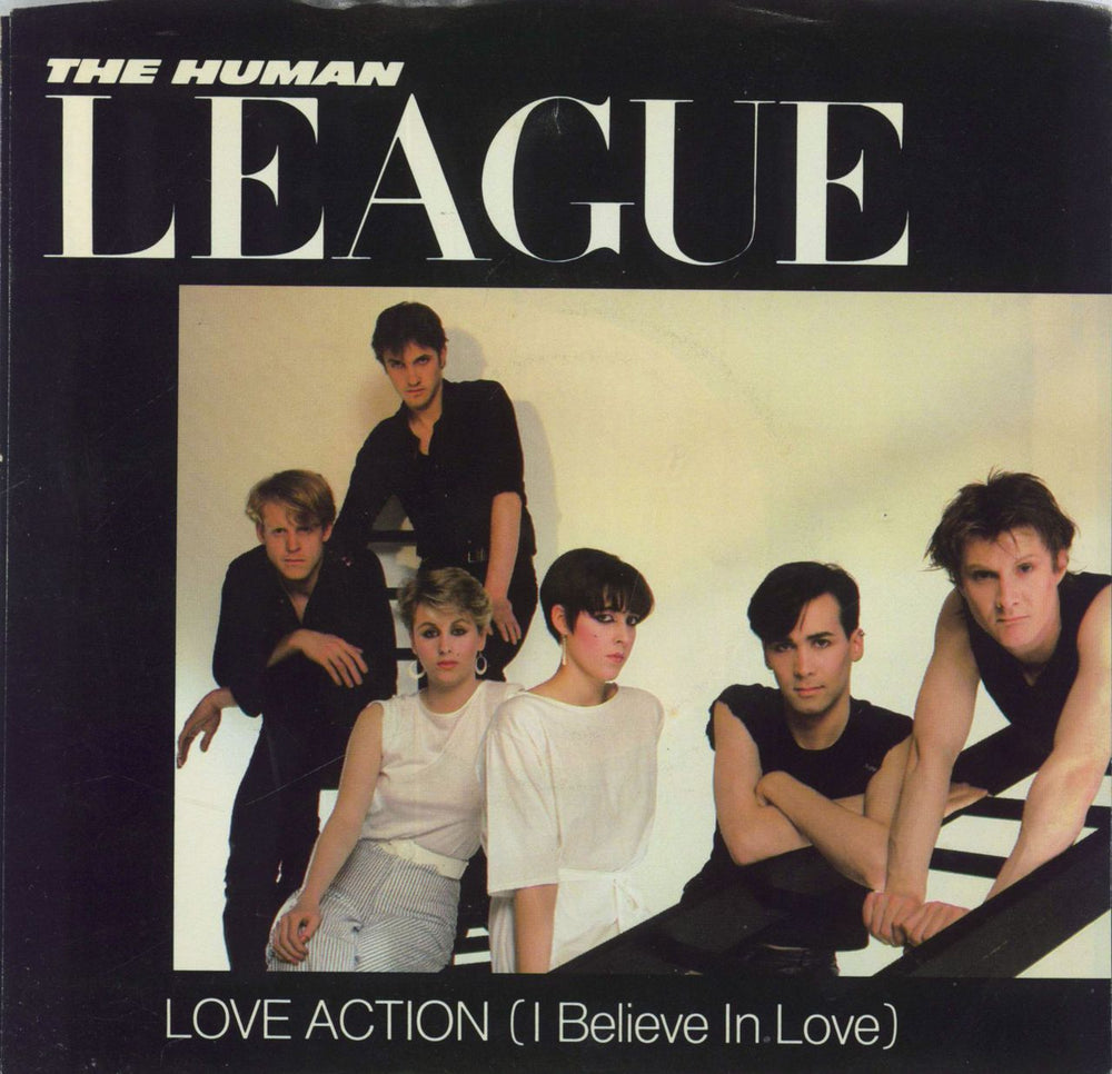 Human League Love Action US 7" vinyl single (7 inch record / 45) AM-2425