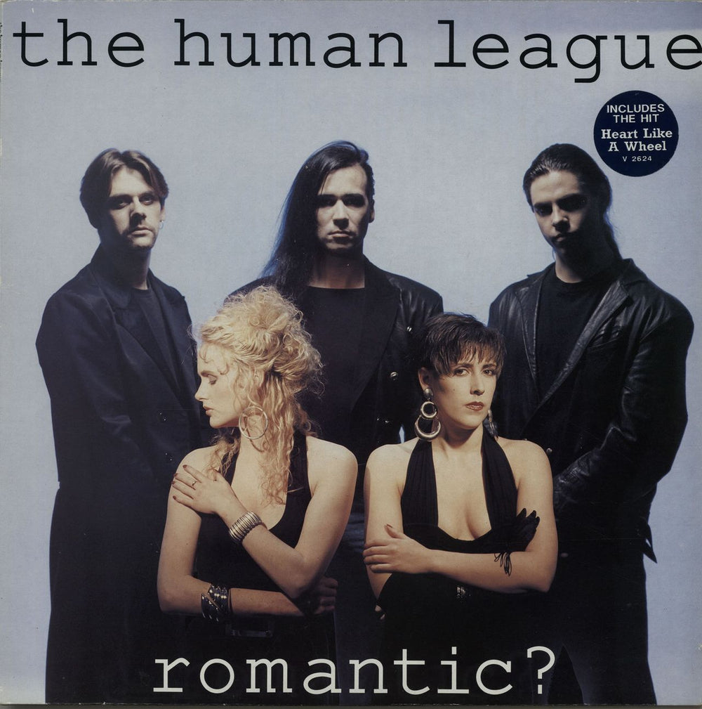 Human League Romantic? - Hype Stickered UK vinyl LP album (LP record) V2624