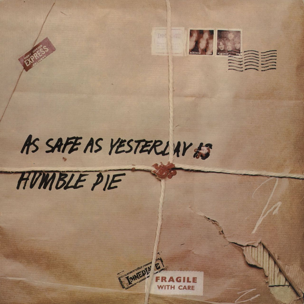 Humble Pie As Safe As Yesterday Is - EX UK vinyl LP album (LP record) IMSP025