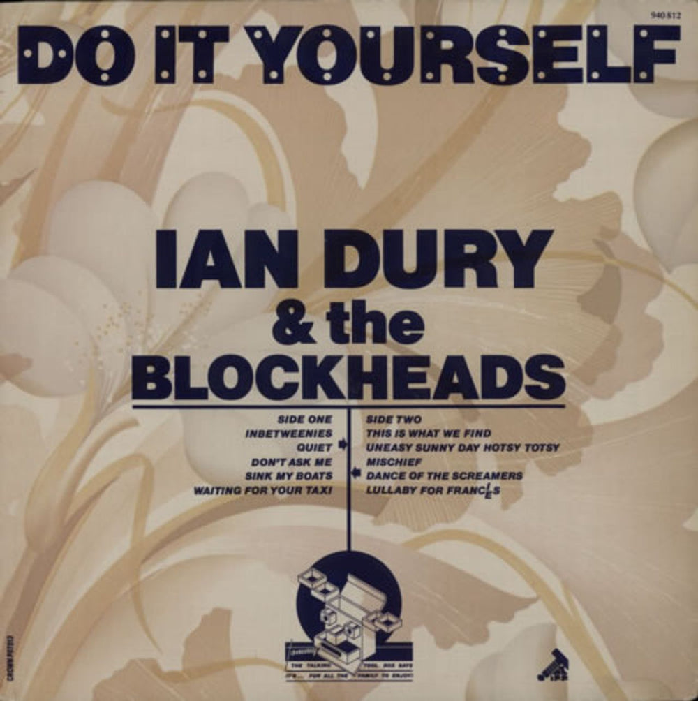 Ian Dury Do It Yourself - P87813 Sleeve French vinyl LP album (LP record) 940812