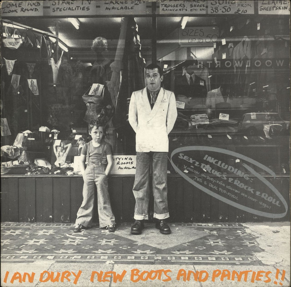 Ian Dury New Boots And Panties German vinyl LP album (LP record) SEEZ4