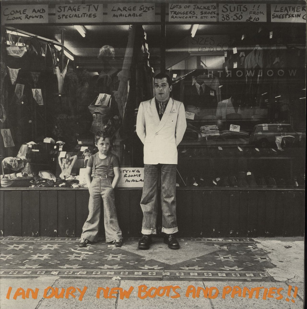 Ian Dury New Boots And Panties UK vinyl LP album (LP record) SEEZ4