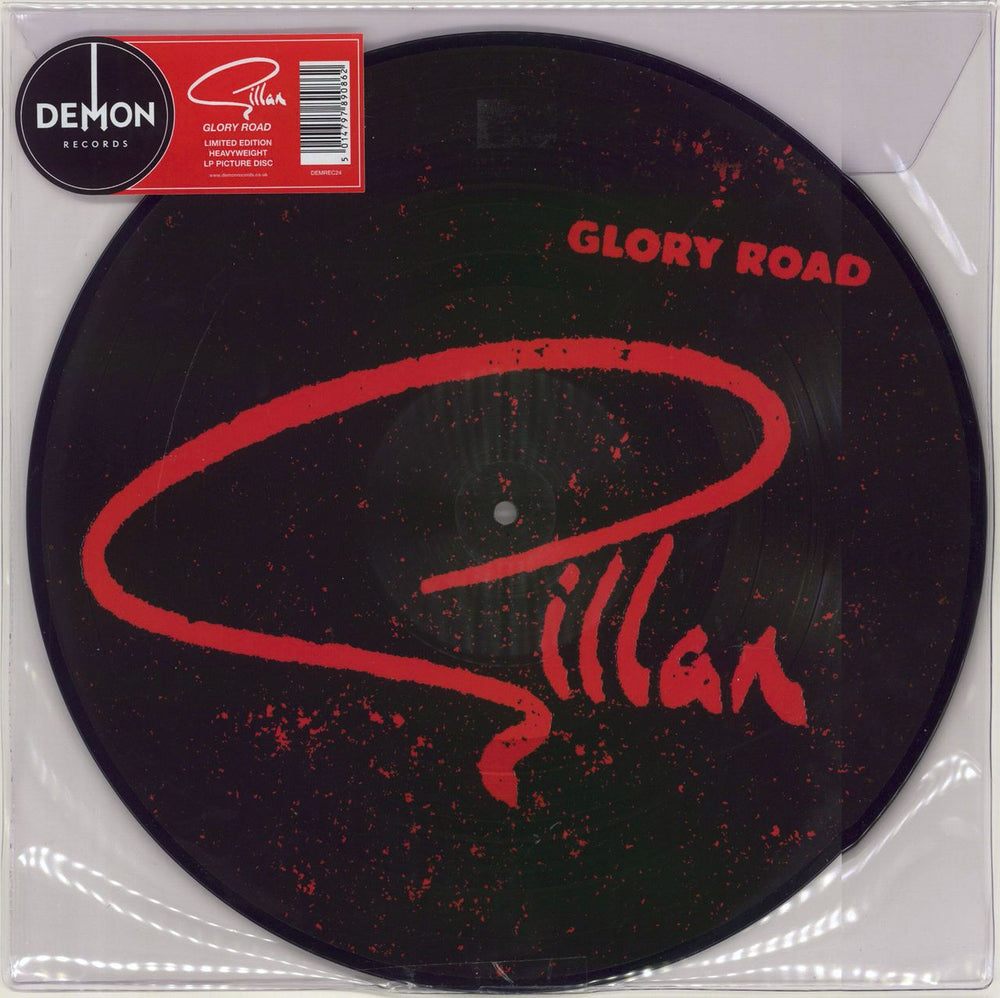 Ian Gillan Glory Road UK picture disc LP (vinyl picture disc album) DEMREC24