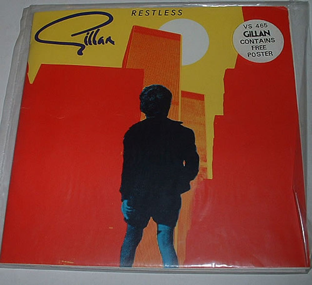 Ian Gillan Restless - Poster Sleeve UK 7" vinyl single (7 inch record / 45) VS465