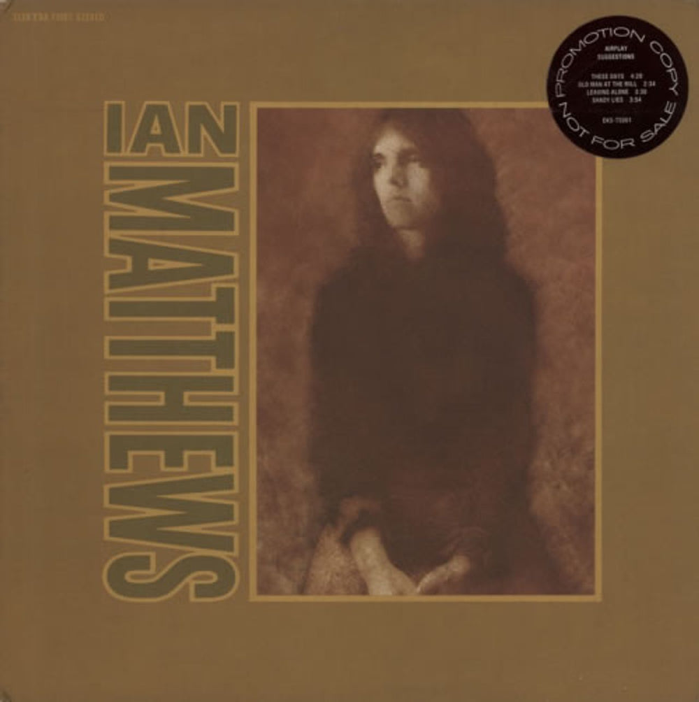 Ian Matthews Valley Hi US Promo vinyl LP album (LP record) EKS-75061