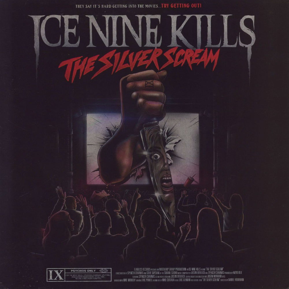 Ice Nine Kills The Silver Scream - Translucent Bloodshot Vinyl US 2-LP vinyl record set (Double LP Album) FEAR00504