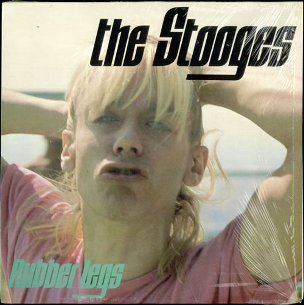 The Stooges Rubber Legs French vinyl LP album (LP record) FC037