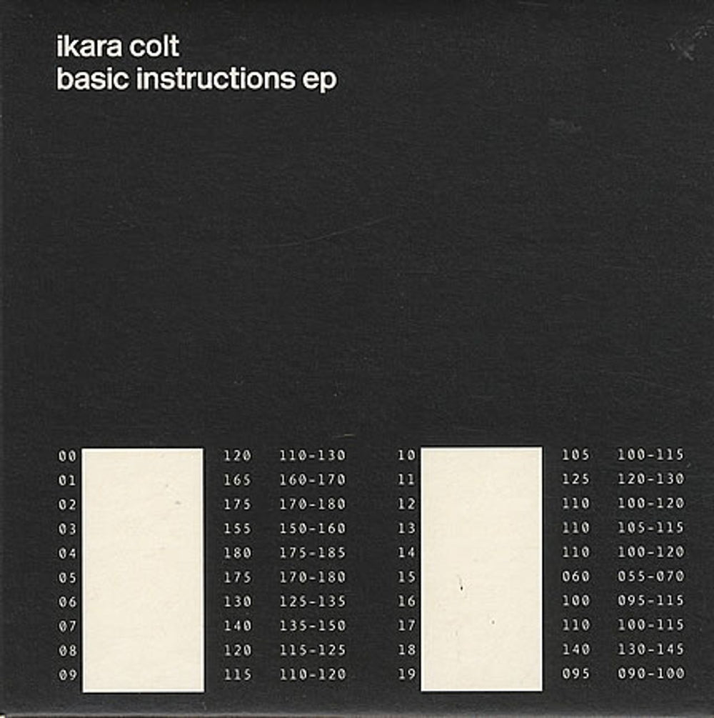 Ikara Colt Basic Instructions EP UK CD single (CD5 / 5") FPS031