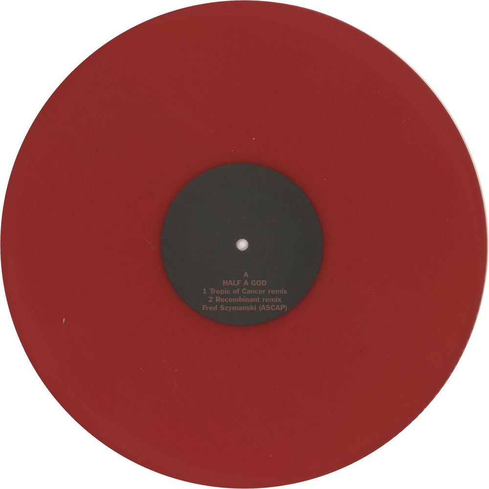 Ike Yard Half A God / Cherish 8 - Red Vinyl French Promo 12" vinyl single (12 inch record / Maxi-single) 1QX12HA748200