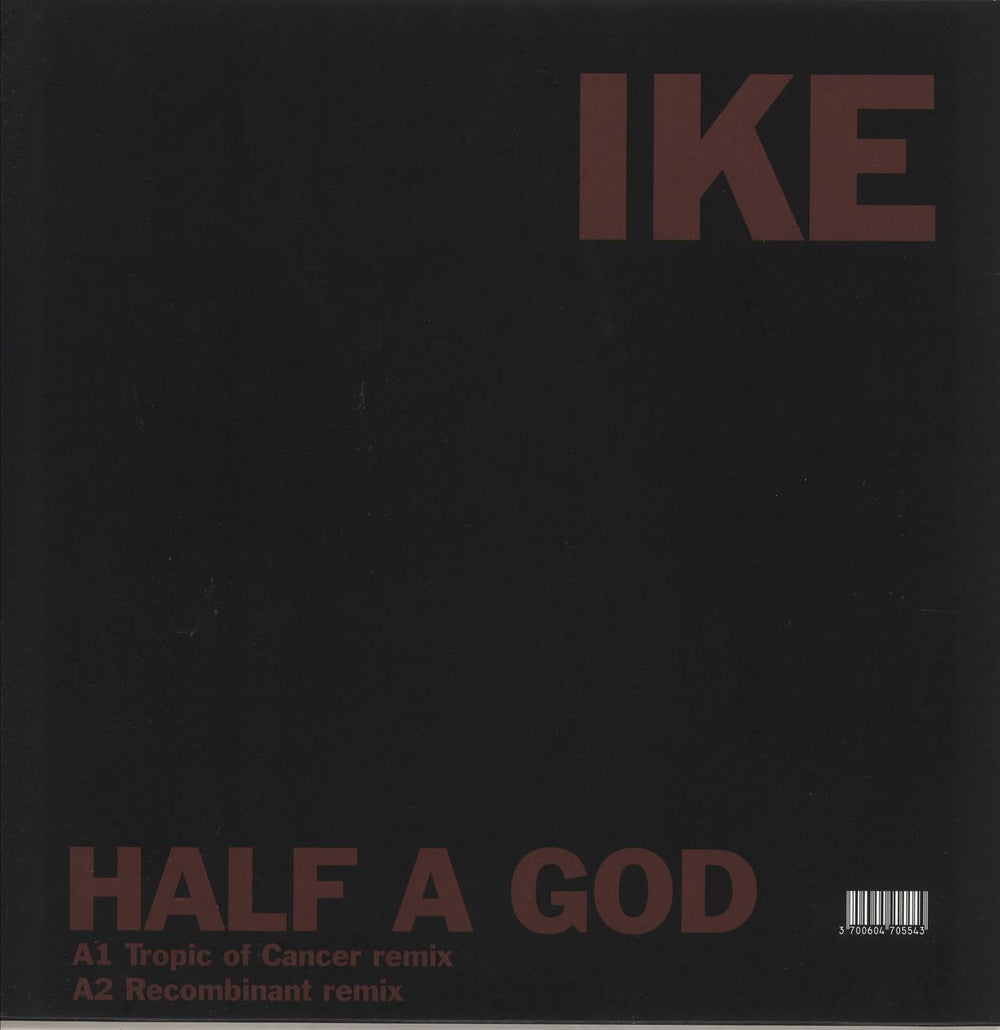 Ike Yard Half A God / Cherish 8 - Red Vinyl French Promo 12" vinyl single (12 inch record / Maxi-single) DSR080