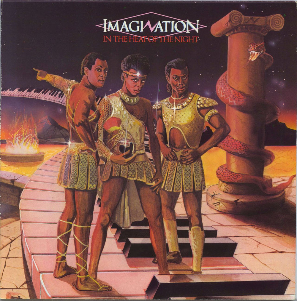 Imagination In The Heat Of The Night Greek vinyl LP album (LP record) 18000