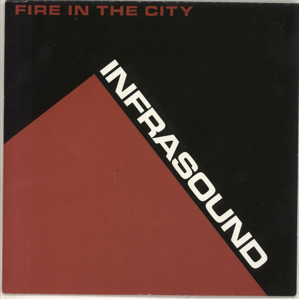 Infrasound Fire In The City UK 7" vinyl single (7 inch record / 45) VERS006S