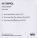 Interpol Slow Hands UK Promo CD-R acetate CD-R