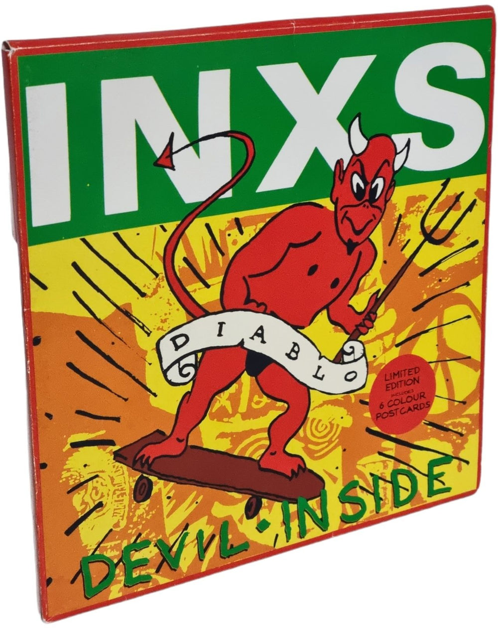 Inxs Devil Inside - Postcard Pack UK 7" vinyl single (7 inch record / 45) INXSP10