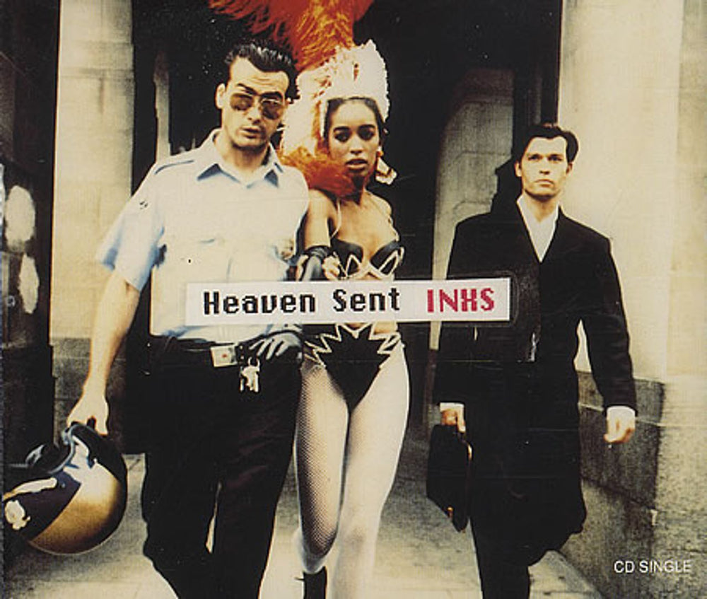 Inxs Heaven Sent UK CD single (CD5 / 5") INXCD19