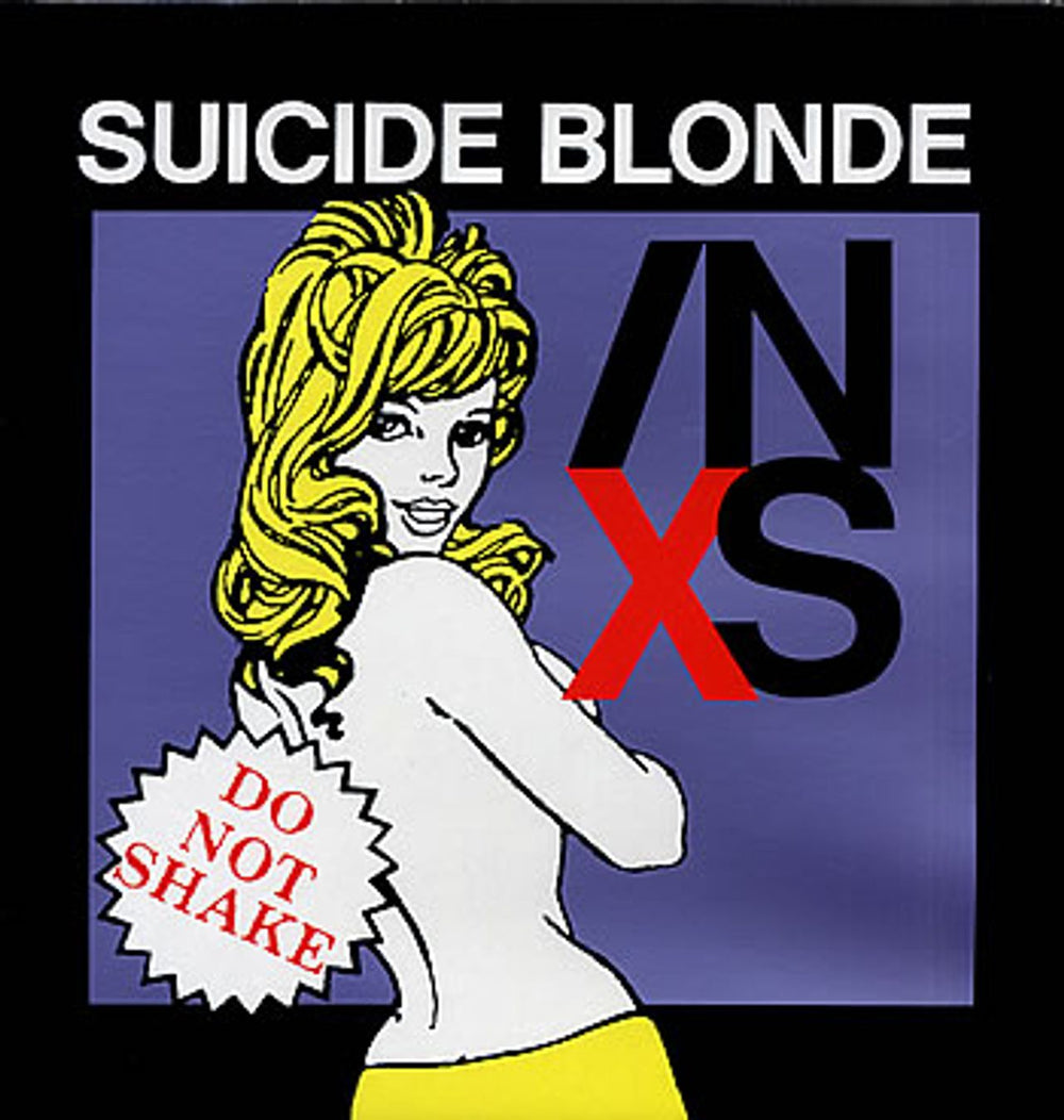 Inxs Suicide Blonde UK 12" vinyl single (12 inch record / Maxi-single) INXSP1412