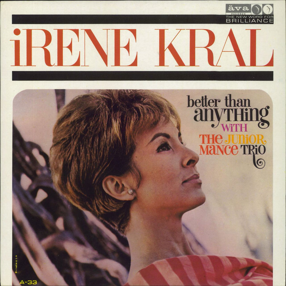 Irene Kral Better Than Anything Spanish vinyl LP album (LP record) FSR-708