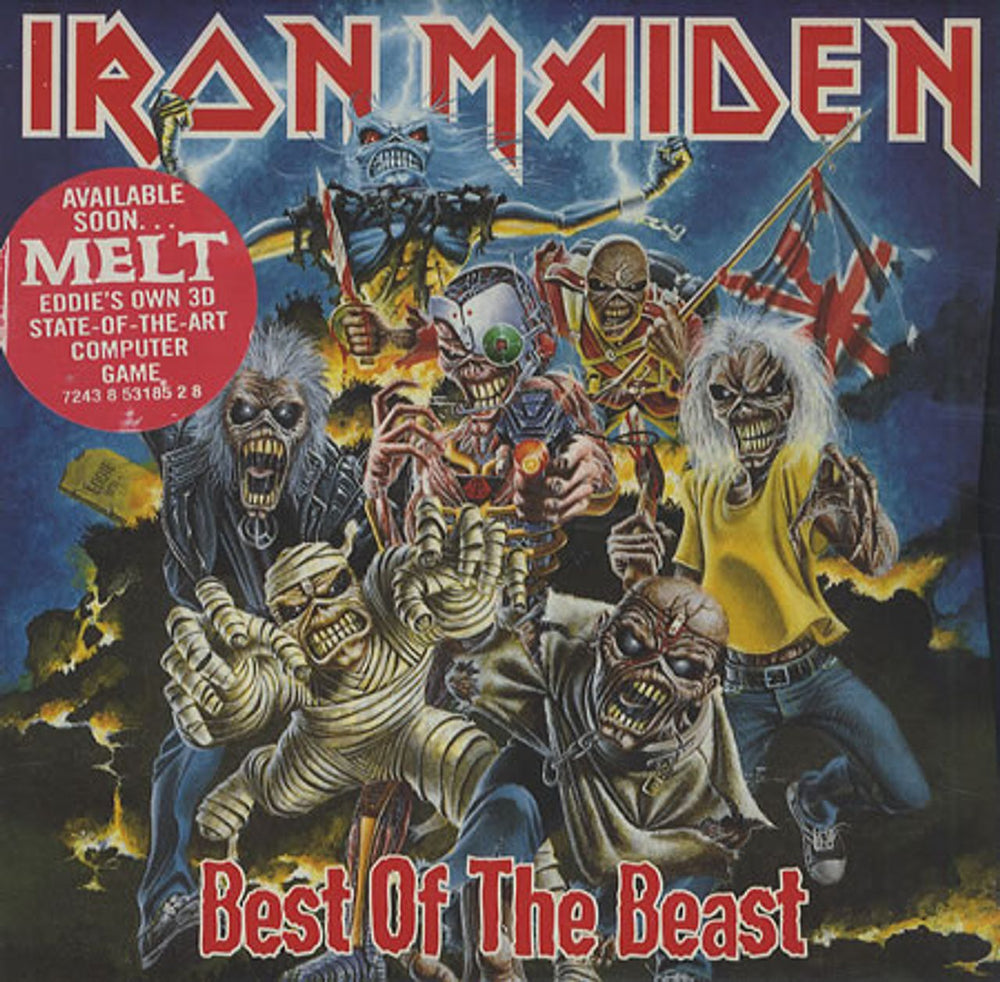 Iron Maiden Best Of The Beast UK 2 CD album set (Double CD) CDEMDX1097