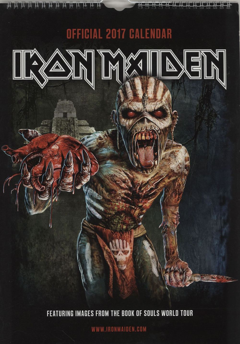 Iron Maiden Calendar 2017 - Danilo UK calendar OFFICIAL CALENDAR