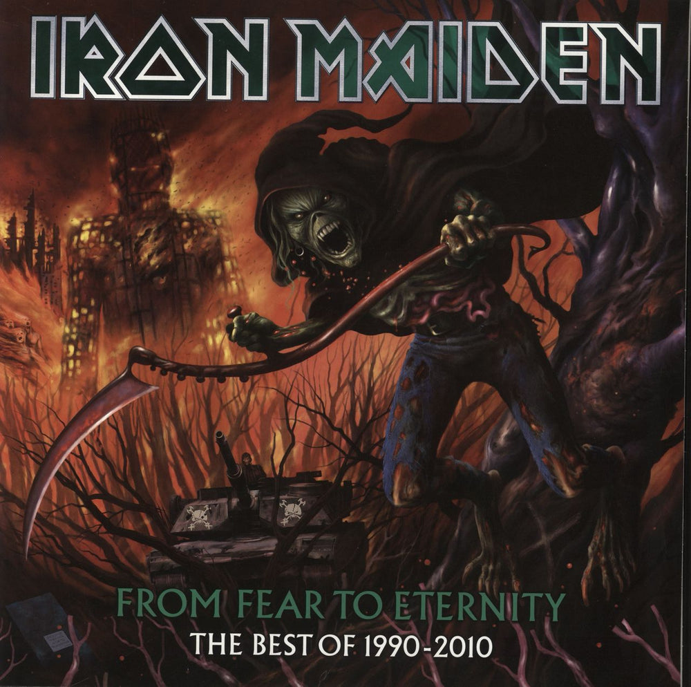 Iron Maiden From Fear To Eternity: The Best Of 1990 - 2010 UK picture disc LP (vinyl picture disc album) 0273651