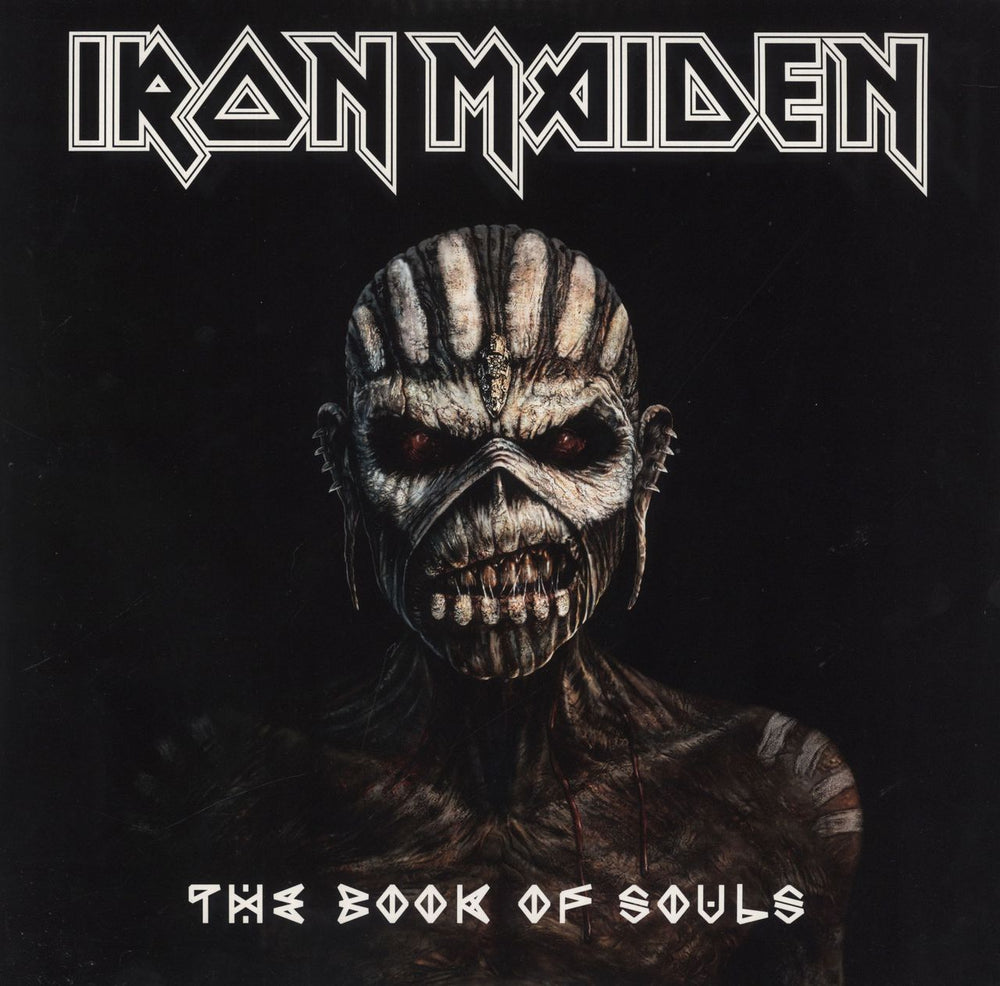 Iron Maiden The Book Of Souls - EX UK 3-LP vinyl record set (Triple LP Album) 0825646089208