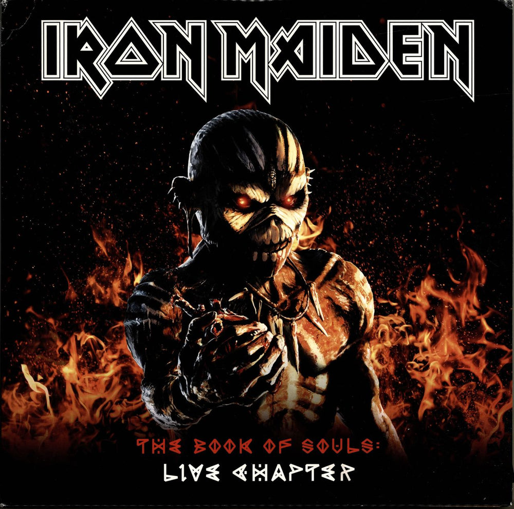 Iron Maiden The Book Of Souls: Live Chapter UK 3-LP vinyl record set (Triple LP Album) 0190295760878