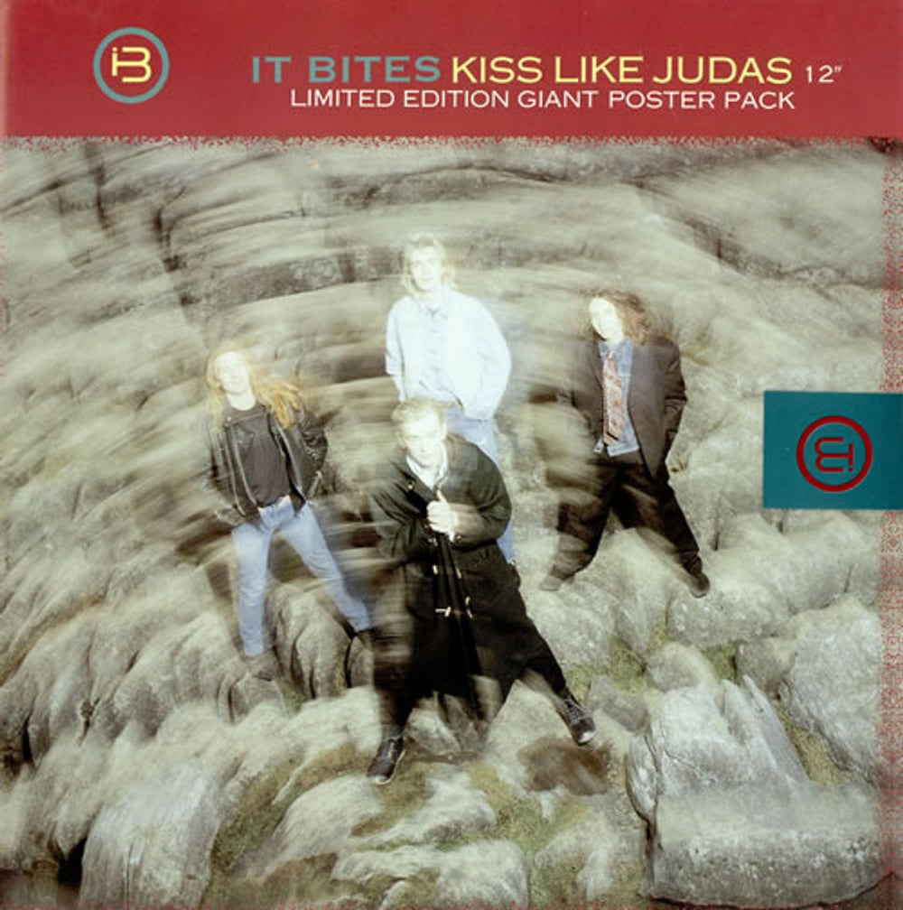 It Bites Kiss Like Judas - Poster Sleeve UK 12" vinyl single (12 inch record / Maxi-single) VSP983-12